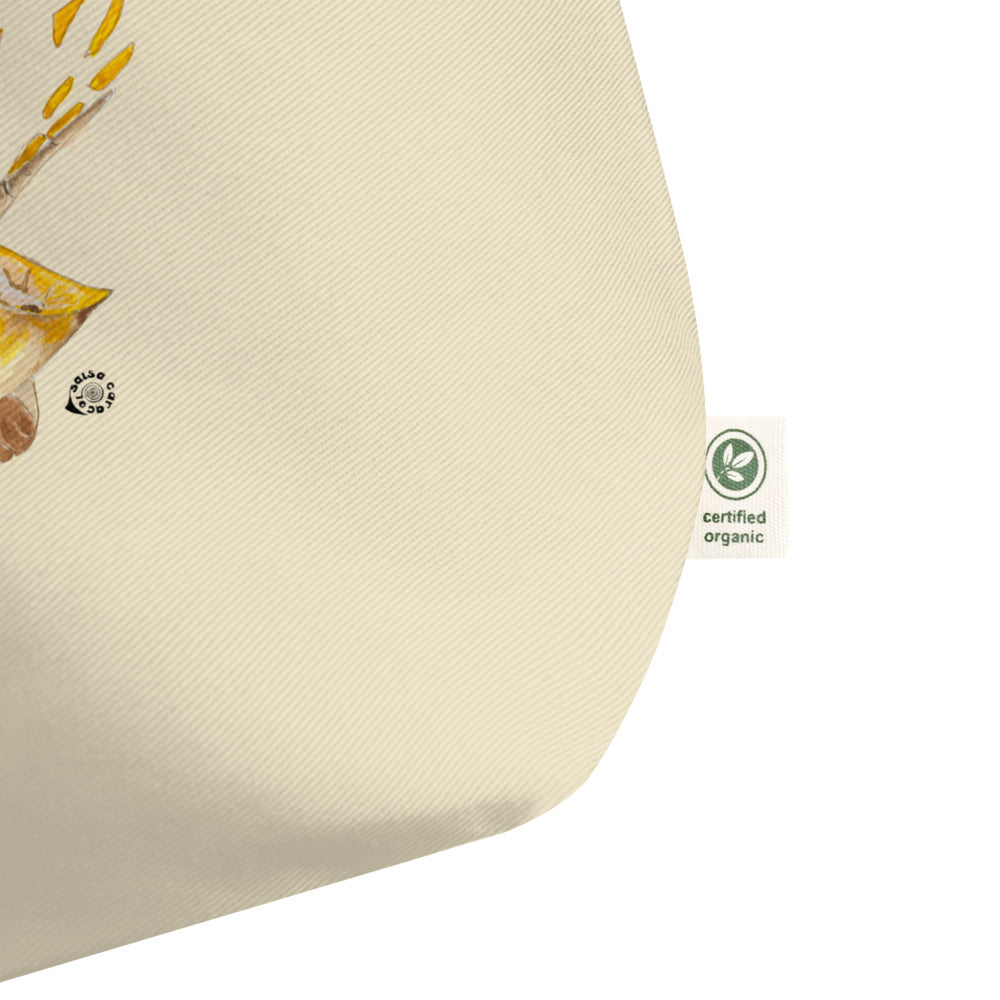 SC Sea Turtle Large organic tote bag