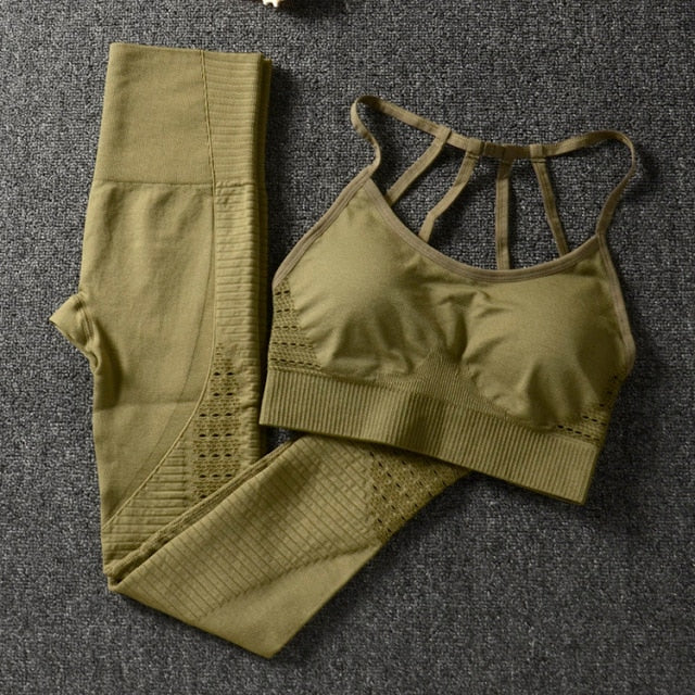 Gym 2 Piece Set Sports Bra and Leggingst