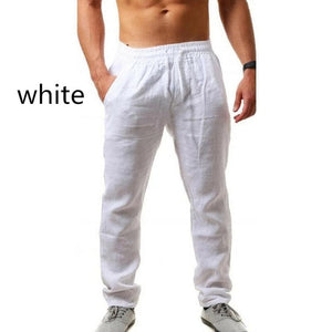 Men's Cotton Linen Thin Breathable Casual pants