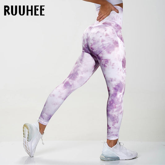 Tie Dye Yoga Pants with Pocket