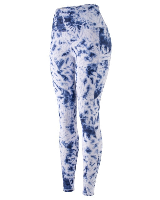 Tie Dye Yoga Pants with Pocket