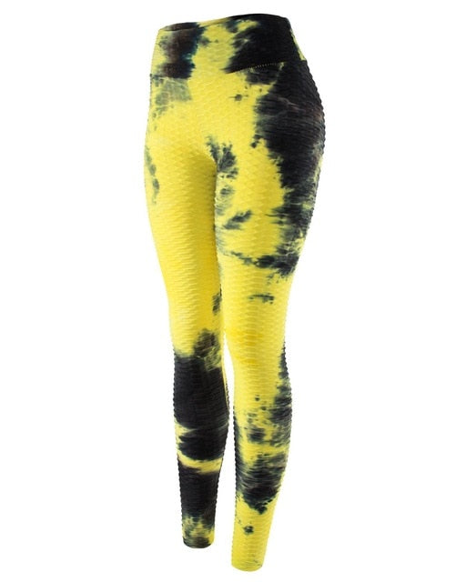 Tie Dye Yoga Pants with Pocket