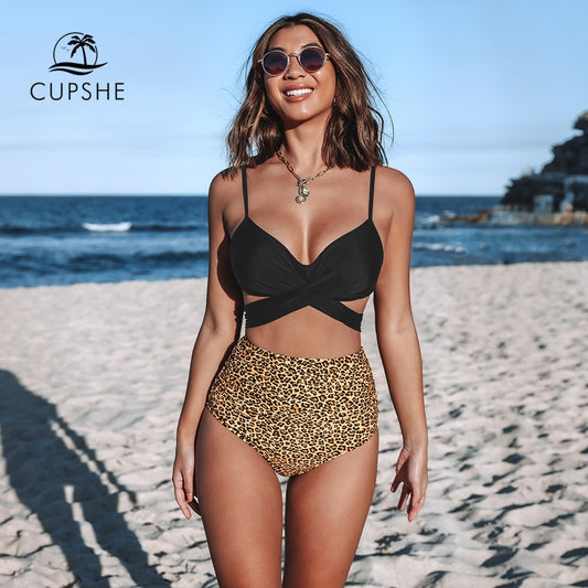 Push Up High Waist Bikini Set