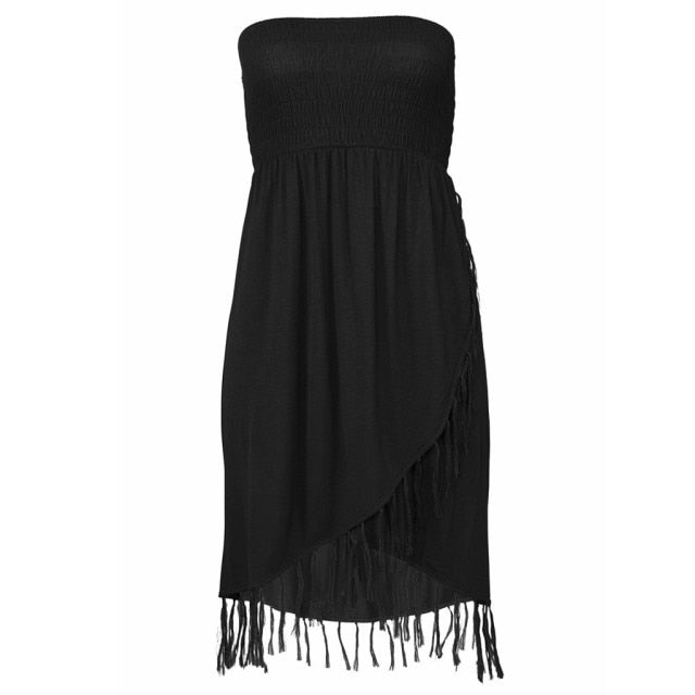 Strapless Beach Cover Up