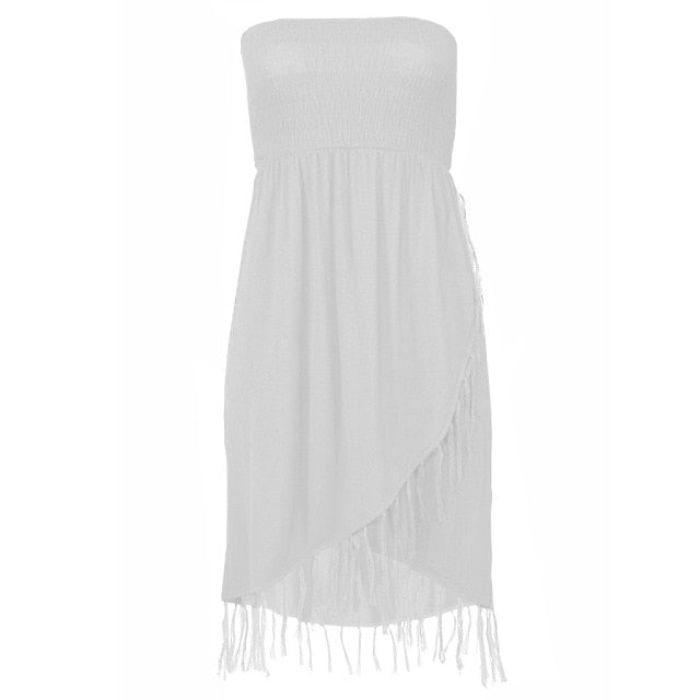 Strapless Beach Cover Up