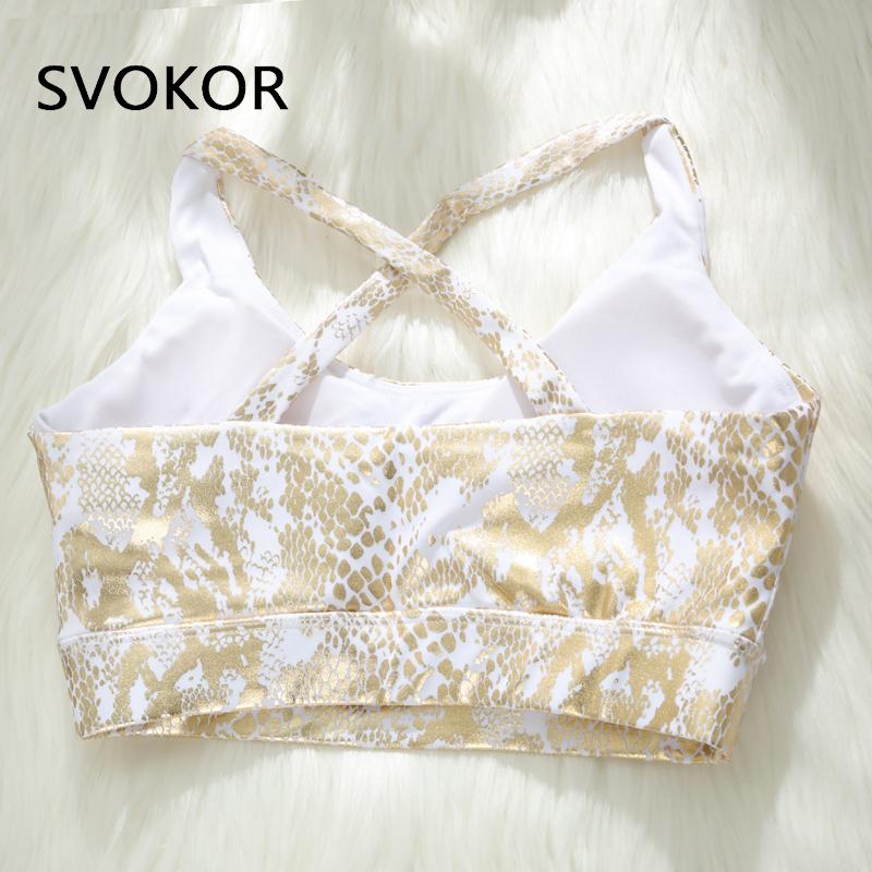 Snake Printed Seamless Sports Top