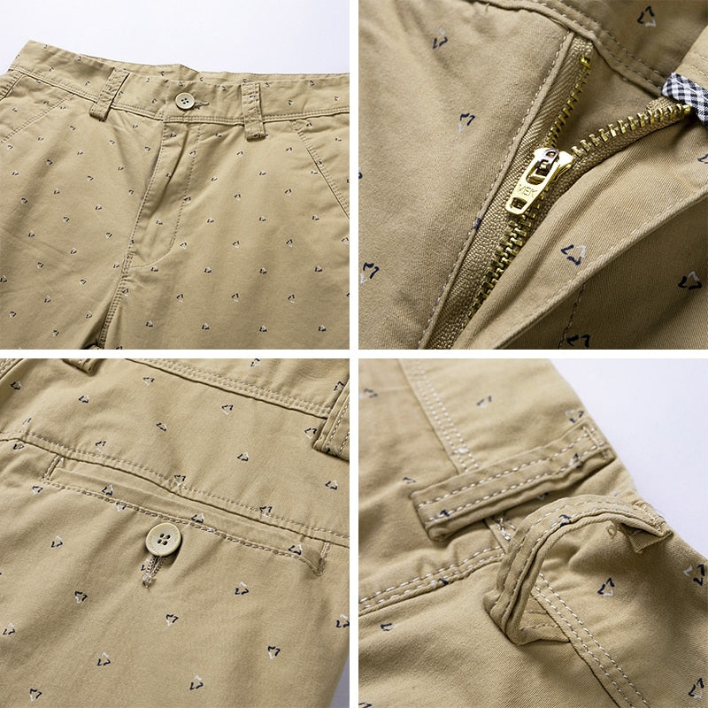 Men’s Classic Cotton shorts with pattern