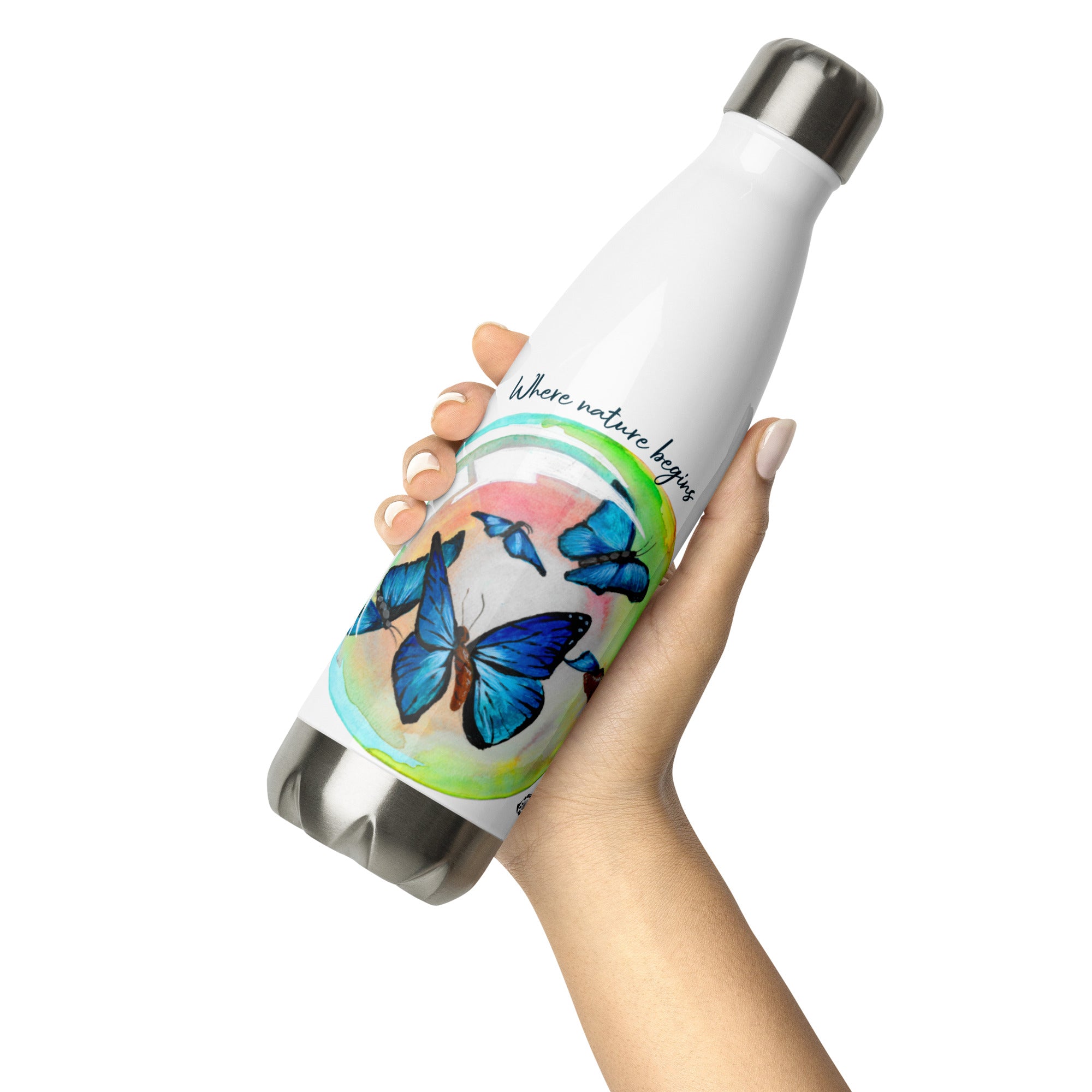 Where nature begins...Stainless Steel Water Bottle