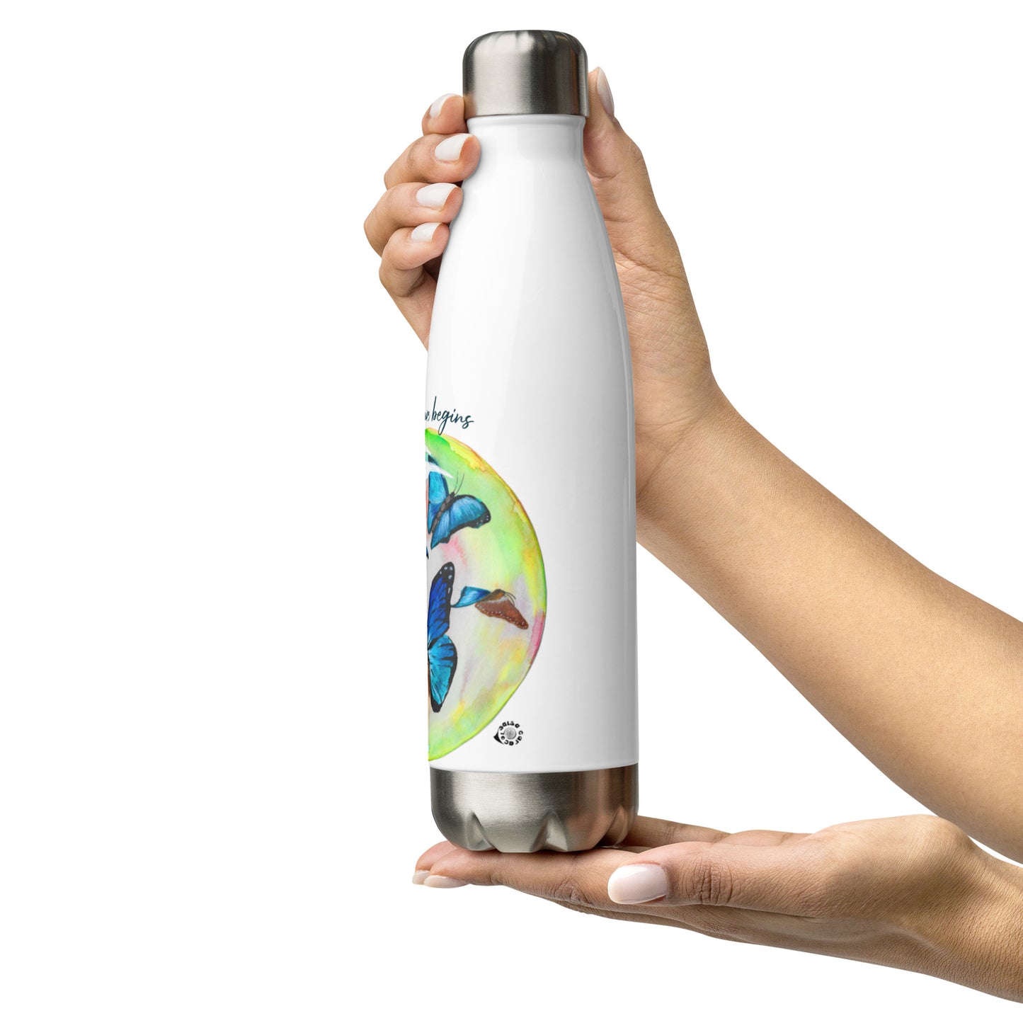 Where nature begins...Stainless Steel Water Bottle